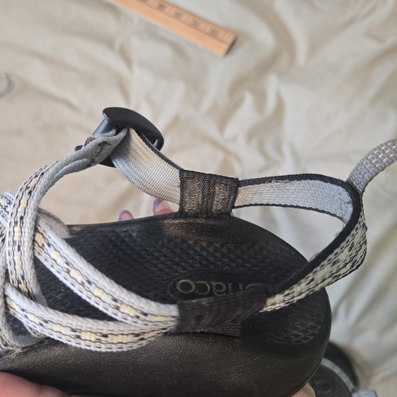 Chaco Sandals with Black, Blue and White Straps - Picture 4 of 5